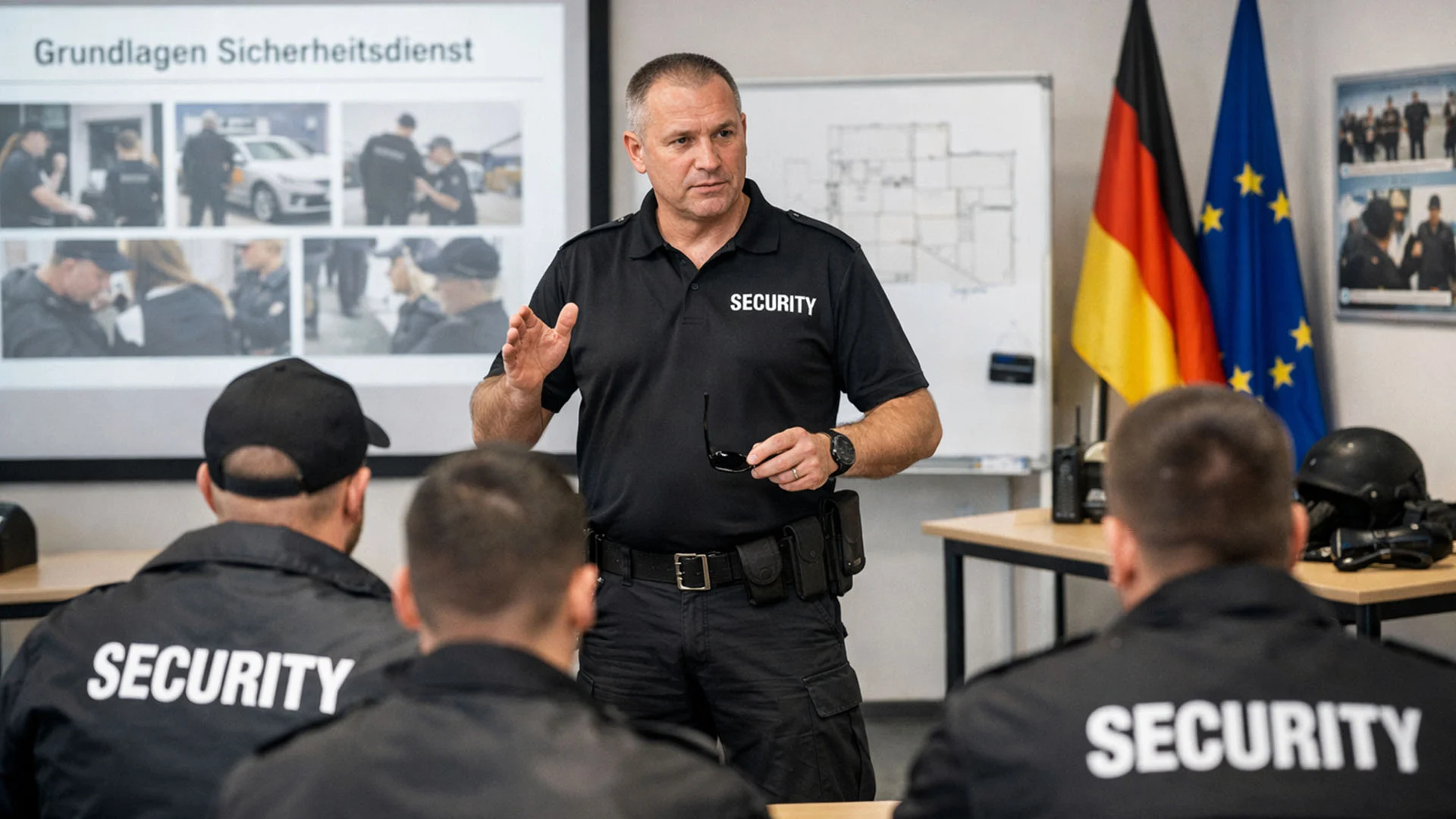 Qualifizierung zur Sicherheitsfachkraft (§34a GewO)